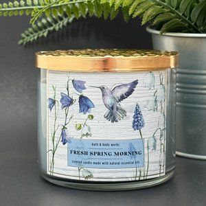 BBW Fresh Spring Morning Bath & Body Works 3 Wick Candle